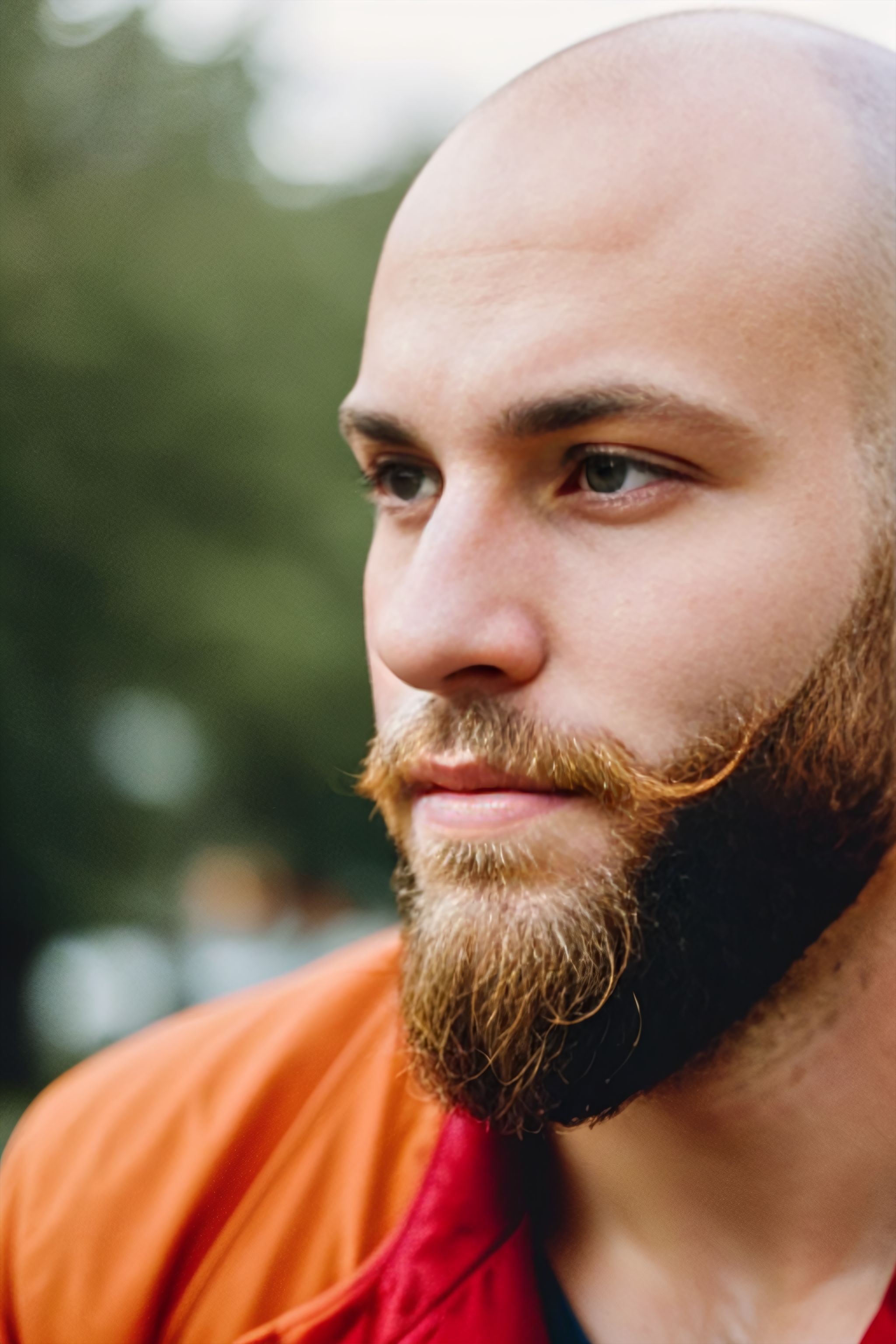 Portrait generated with Stable Diffusion.